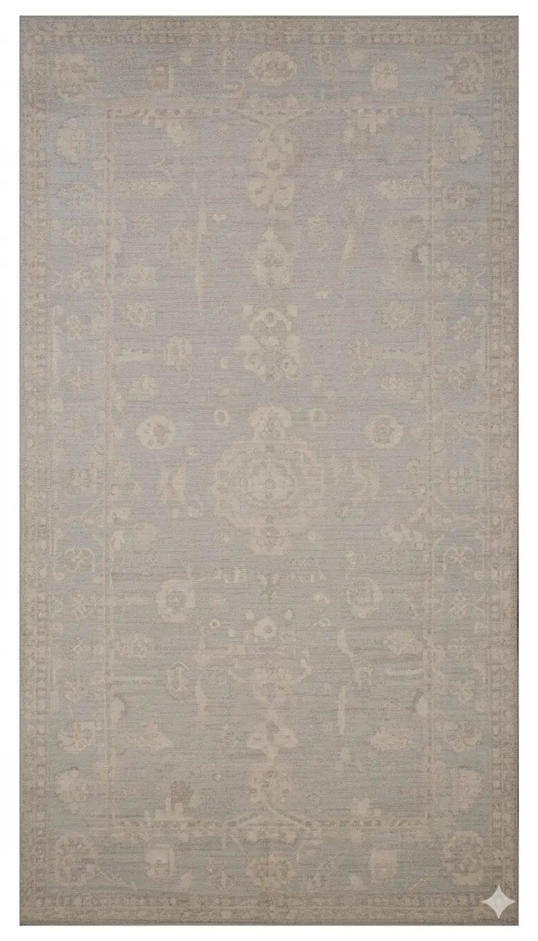 One Of The Kind Afghani Khotan Rug 10'6" x 6'8" zandirugs